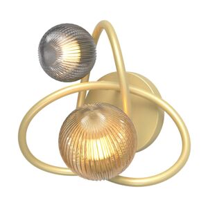 Wofi 4015-204 - LED Nástěnné svítidlo METZ 2xG9/3,5W/230V zlatá/šedá 4015-204