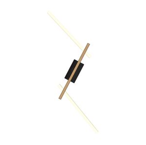Wofi 7021-306- LED Stmívatelné nástěnné svítidlo RIMINI LED/40W/230V hnědá/černá 7021-306