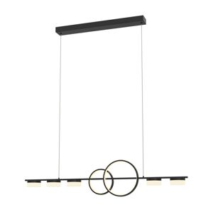 Wofi 7030-702 - LED Stmívatelný lustr na lanku MESSINA LED/57W/230V černá 7030-702