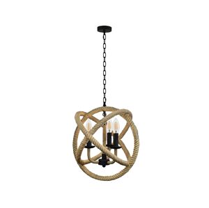 Závěsné svítidlo ROPE GLOBO 3xE14/10W/230V