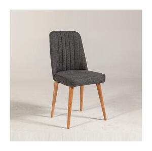 Židle VINA 85x46 cm antracit/béžová