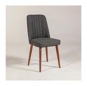 Židle VINA 85x46 cm antracit/hnědá