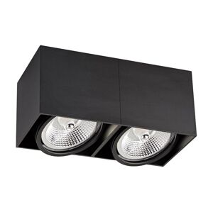 Zuma Line ACGU10-117-N - Bodové svítidlo BOX 2 2xGU10-ES111/15W/230V černá ACGU10-117-N