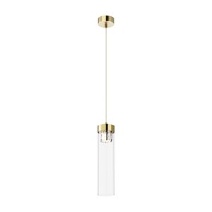 Zuma Line Zuma Line P0389-01D-0FD2 - Lustr na lanku GEM 1xG9/28W/230V mosaz